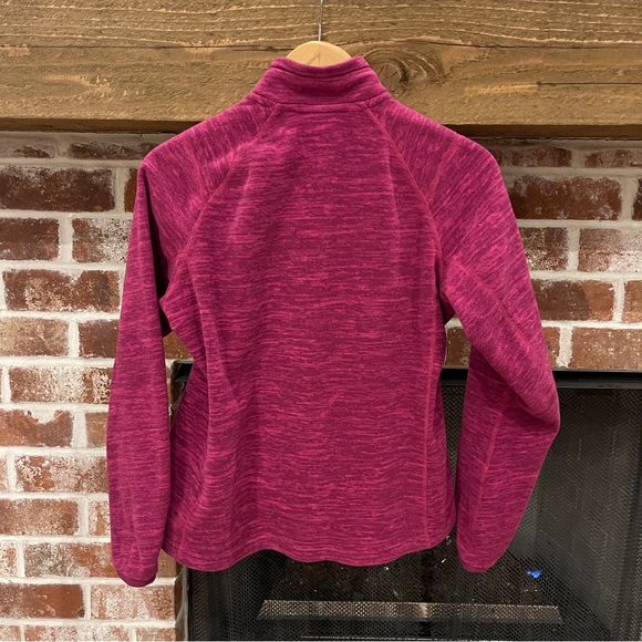 The North Face Pink Full-Zip fleece Jacket size M - Picture 3 of 5